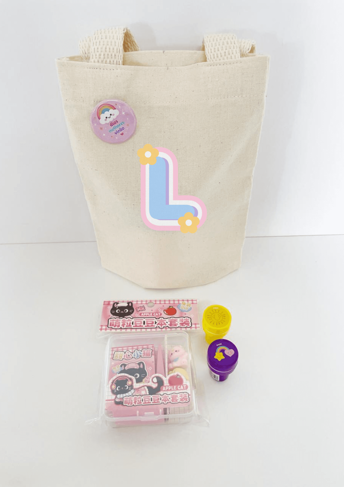 Kit Adesivos DIY Apple Cat